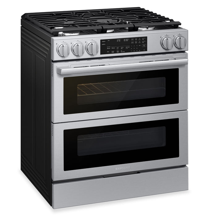 Samsung 6.0 Cu. Ft. Gas Slide-In Flex Duo™ Range with Air Fry Max – Silver - NSG90H60DRAA