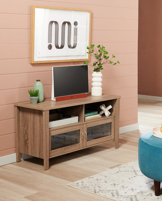 Bailey 47\" TV Stand with Storage and Cable Management for TVs up to 55\"- Grey