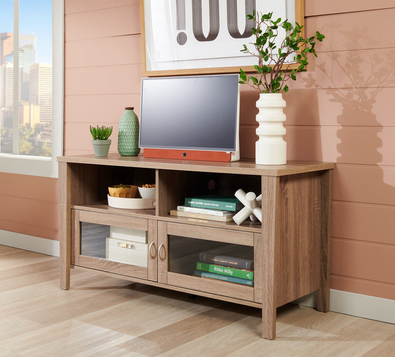 Bailey 47\" TV Stand with Storage and Cable Management for TVs up to 55\"- Grey