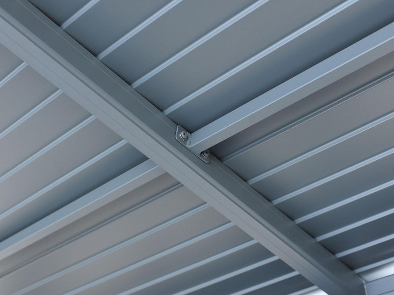 Gazebo Penguin Florence - Wall Mounted Solarium 10x16 Metal Roof