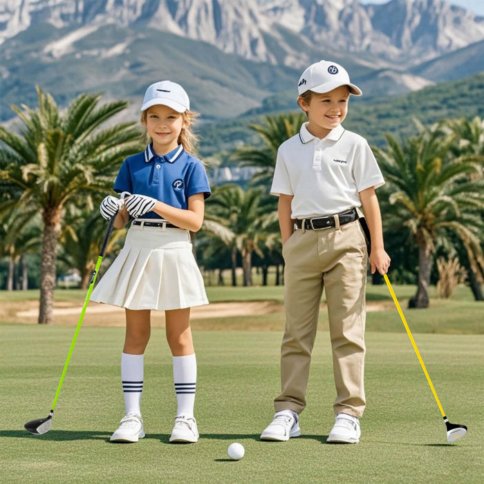 Ultimate Junior Golf Club Set For Children Includes 165cc #3 Fairway Wood & #7 Iron Green
