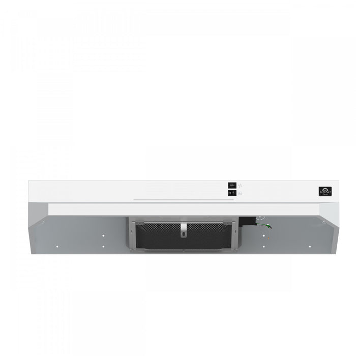 Forno Bari Espresso 30-Inch Under Cabinet Range Hood, Black, 600 CFM- FRHUC5255-30BLK