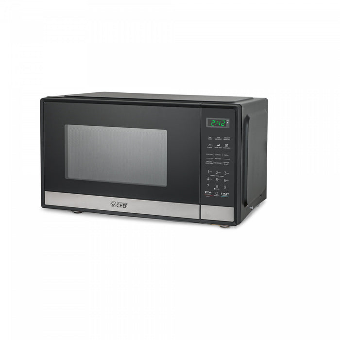 CHM Series Commercial Chef 0.9 Cu. Ft. Countertop Microwave Oven, CHM9MS Countertop Microwave Less 1cuft