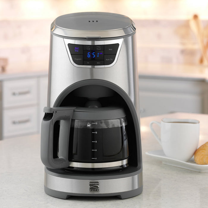 Kenmore Elite 12-Cup Drip Coffee Maker Stainless Steel - KKECM12SS