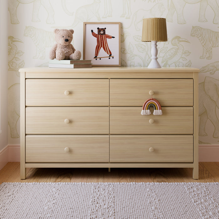 Storkcraft Alpine 6 Drawer Dresser - Driftwood