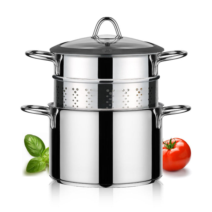 Arimi Milano 7-piece Italian Stainless Steel Cookware Set