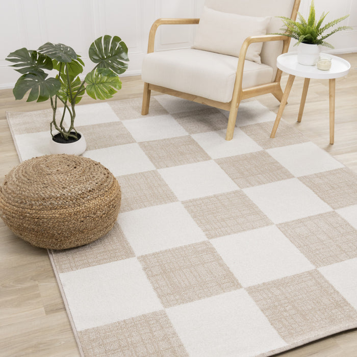 Covington Modern Checkered Indoor Area Rug - 7'10\" x 10'6\"