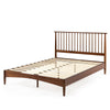 Linda Wood Platform Bed with Headboard - King Size | Linda lit plateforme en bois avec tête de lit - Très grand