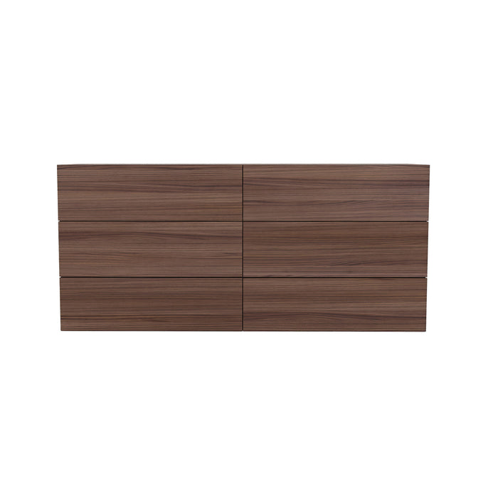 Nordika James 6-Drawer Dresser - Walnut