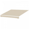 Outsunny 9'x8' Retractable Awning Fabric Replacement Outdoor Awning Cover