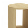 Alure Contemporary 20" End Table in Natural Oak | Table d’appoint contemporaine Alure 20" en chene naturel