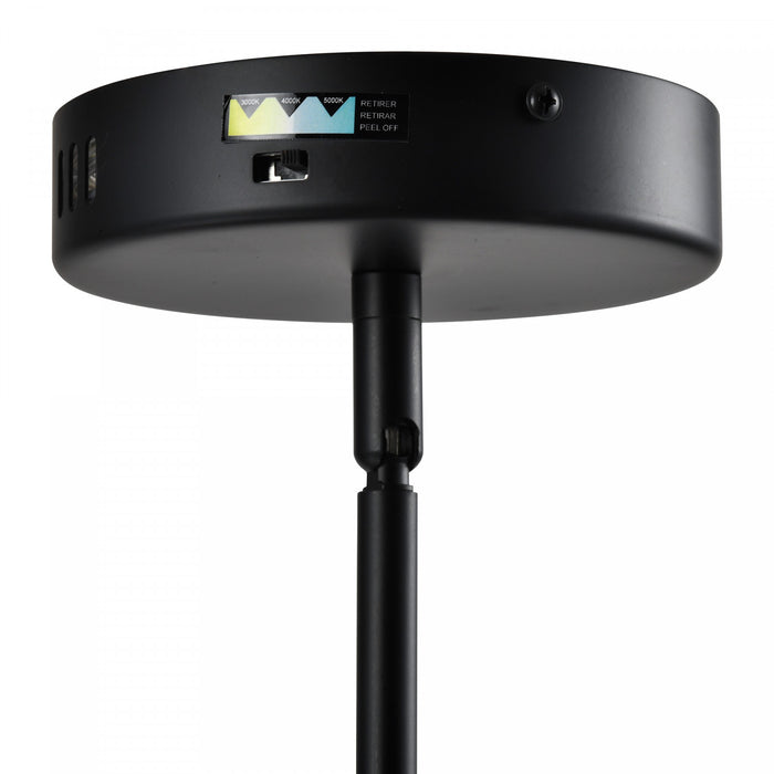 Cora Integrated Led Pendant, Silver