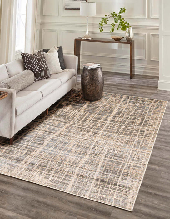 Lattice Grey Area Rug - 8'0\" X 10'0\"  