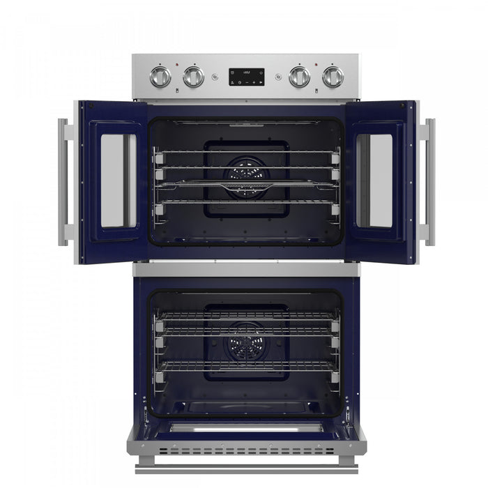 Forno Gallico 30 in. French Door Electric 7.36 cu.ft. Double Wall Oven - FBOEL1388-30