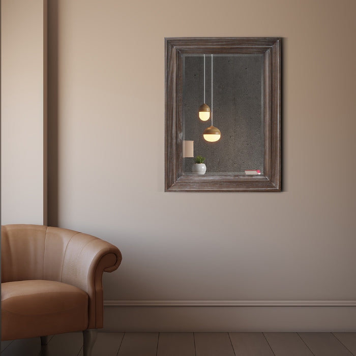 Maple Brown 44\" Mirror