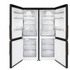 Forno Custodia 48" Bottom Freezer combo, 20.6 cu.ft., Ice Maker, Total No frost, Black - FFFFD1766-48BLK Refrigerator | Refrigerateur Custodia de 48 po, 20,6 pi³, avec machine a glacons, noir – FFFFD1766-48BLK