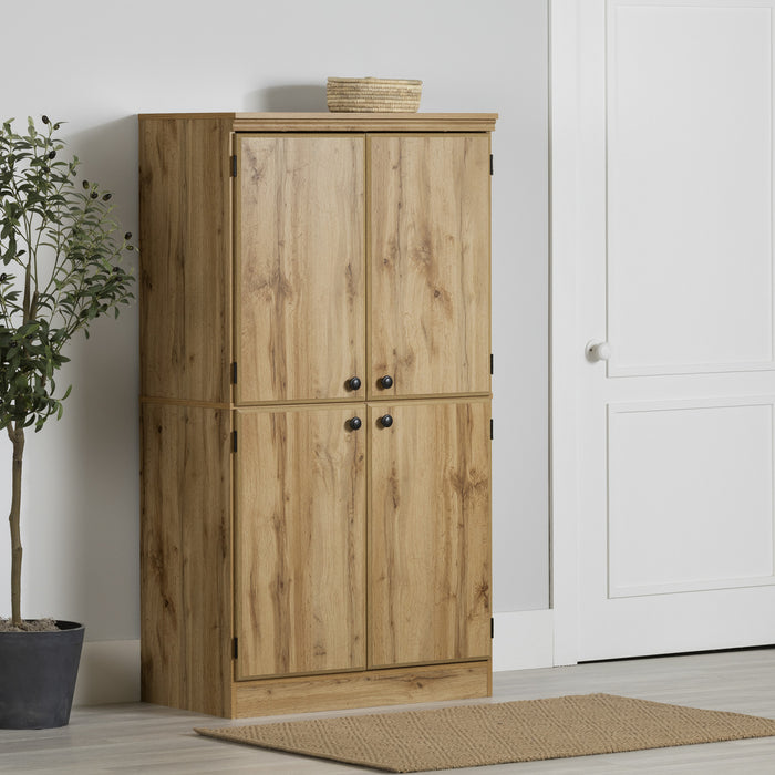 Morgan 4-door Accent Cabinet - Nordik Oak 