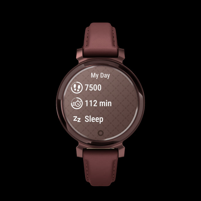 Garmin Lily™ 2 Smartwatch - Health Tracking With Stylish Patterned Lens, Touchscreen - Dark Bronze