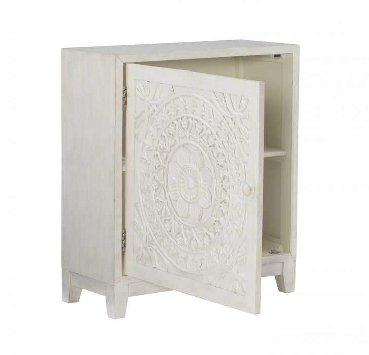 Grace Accent Cabinet - Smoky White