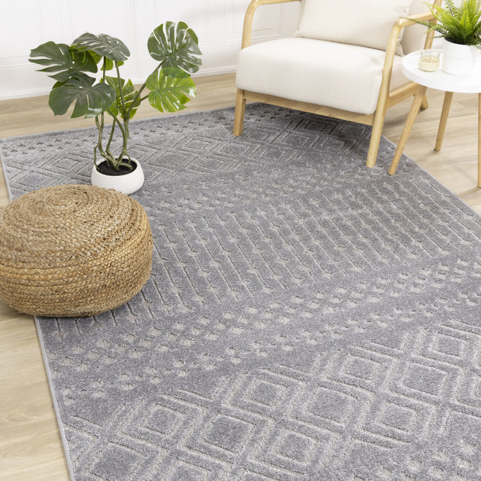 Oslo Modern Textured Area Rug - 7'10\" x 10'6\"