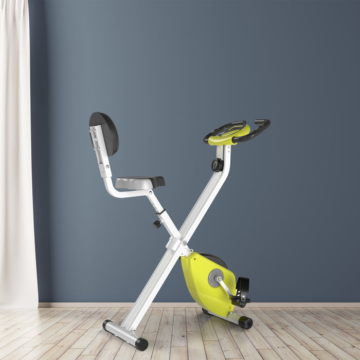 Soozier Foldable Exercise Bike With 8 Levels Of Magnetic Resistance