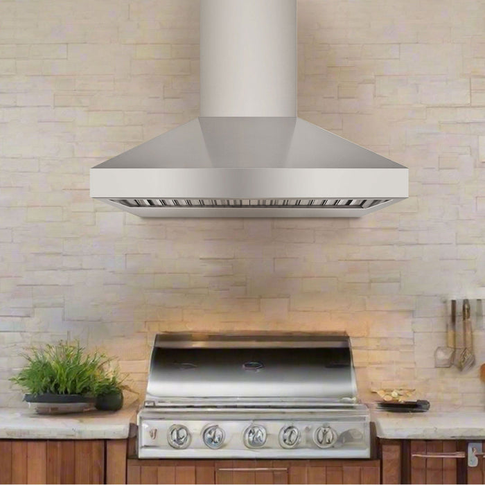 Victory 36-Inch 1200 CFM Wall Mount Range Hood for Outdoor BBQ