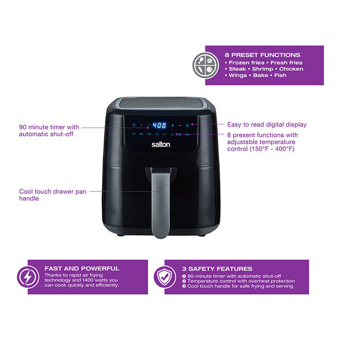 Salton XL Digital Air Fryer - AF2085