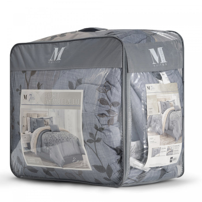 Enya 7-Piece Queen Comforter Set