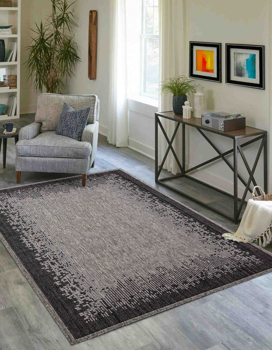 Edge Grey Area Rug - 5'0\" x 8'0\"