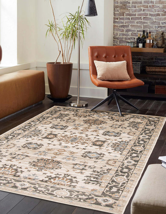Gloria Ivory Area Rug - 5'0\" X 8'0\"   