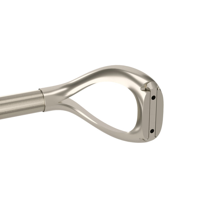 Umbra Loop Nickel Expandable 1\" Curtain Rod - 42\"-120\" 