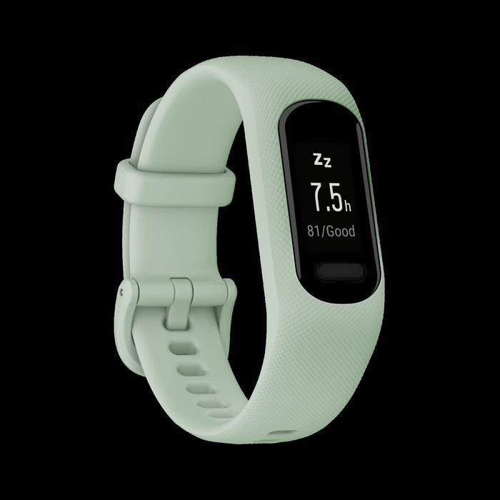 Garmin Vivosmart® 5 Gps Smartwatch - Fitness Tracker With Black Case And Cool Mint Silicone Band