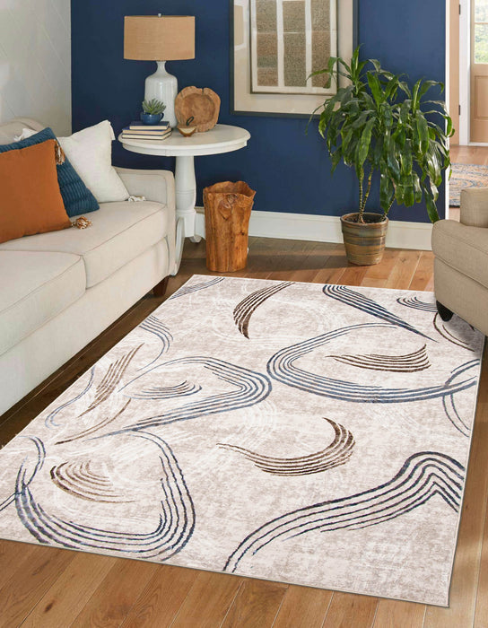 Wisp Ivory Area Rug - 5'0\" X 8'0\"  