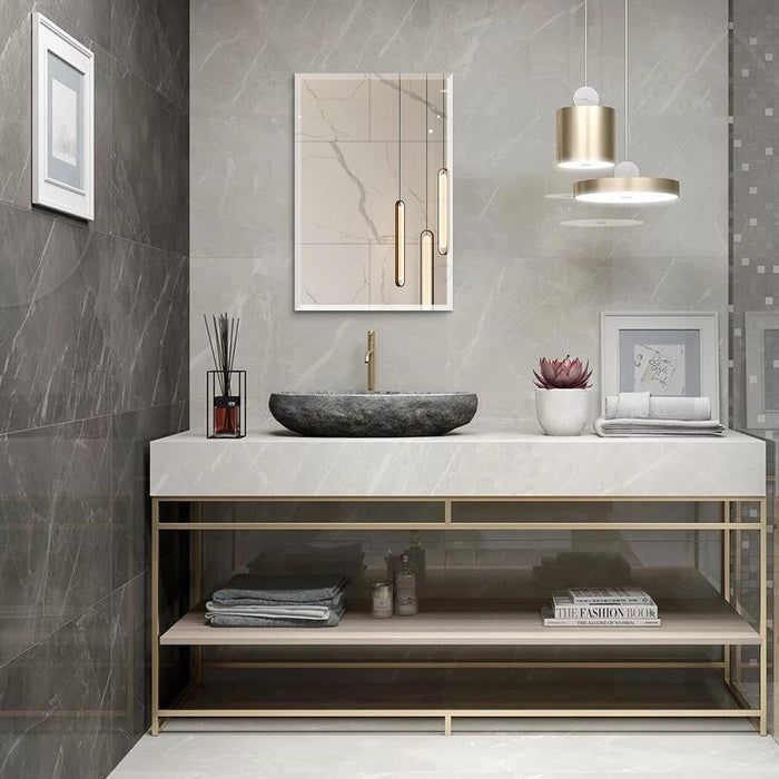 Arcus 20\" X 30\" Rectangular Frameless Beveled Mirror