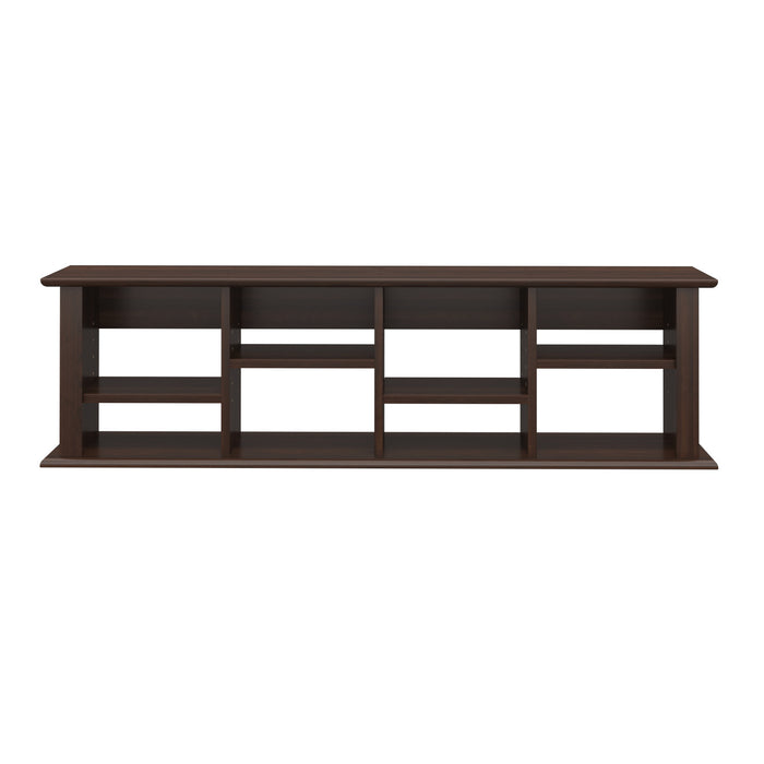 Wall Mounted Desk Hutch - Espresso