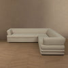 Royal Contemporary Modern 2-Piece Sectional in Natural | Sectionnel moderne contemporain royal 2 pieces en coloris naturel