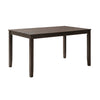 Radcliffe 5-Piece Solid Wood Dining Set with Ladder Back Chairs, Dark Brown (Seats 4) | Ensemble de salle a manger Radcliffe 5 pieces en bois massif avec chaises a dossier echelle, brun fonce (4 places)