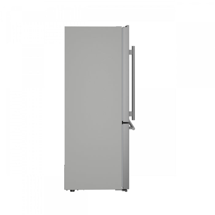 Forno Milano Espresso 31 Inch Bottom Freezer, Stainless Steel, 17.2 cu.ft. - FFFFD1785-31S