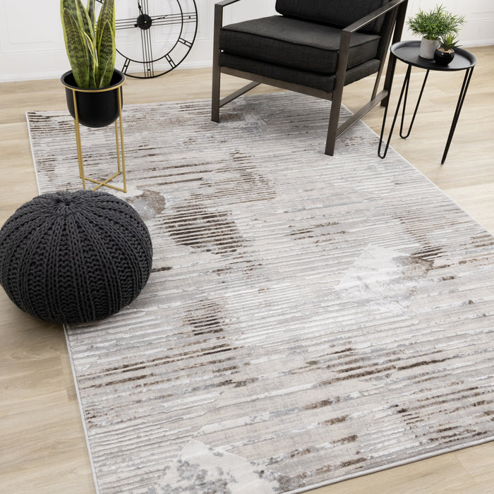 London Geometric Indoor Area Rug - 5'3\" x 7'7