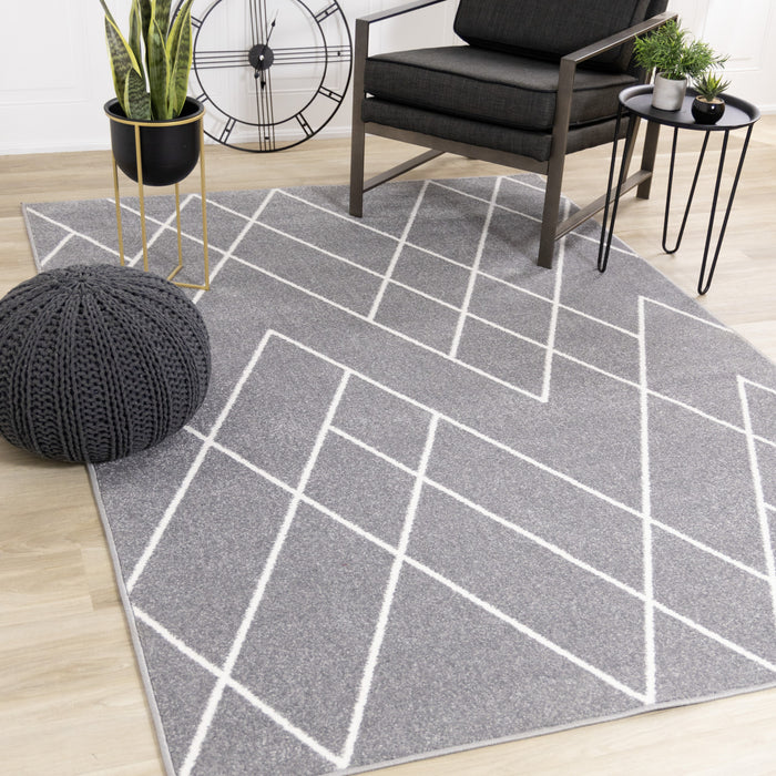 Covington Geometric Lines Area Rug - 6'7\" x 9'10\"