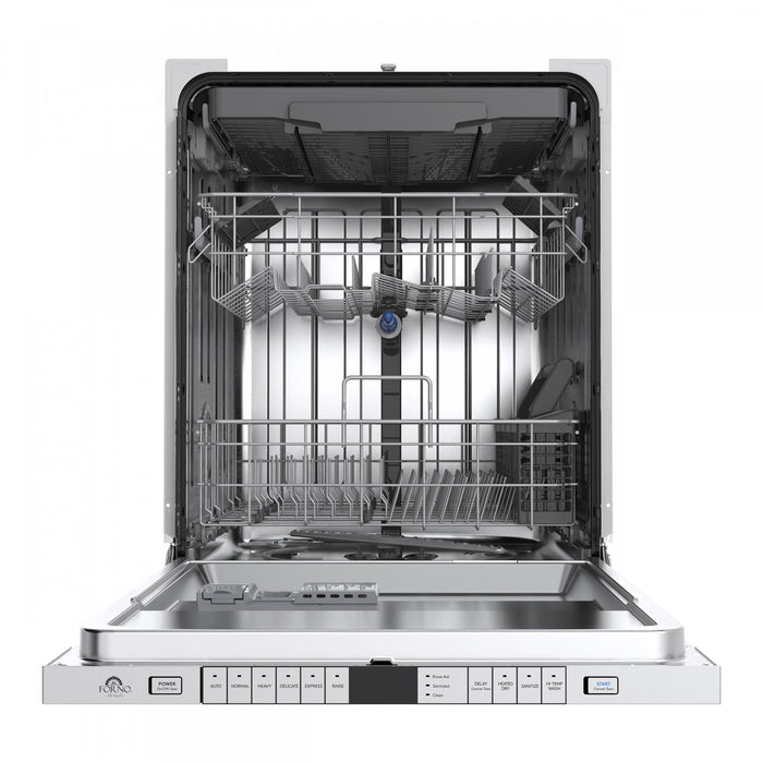 Forno Rivestito 24 Inch Panel Ready Dishwasher, Quiet 45 dB, Stainless Steel Interior - FDWBI8011-24