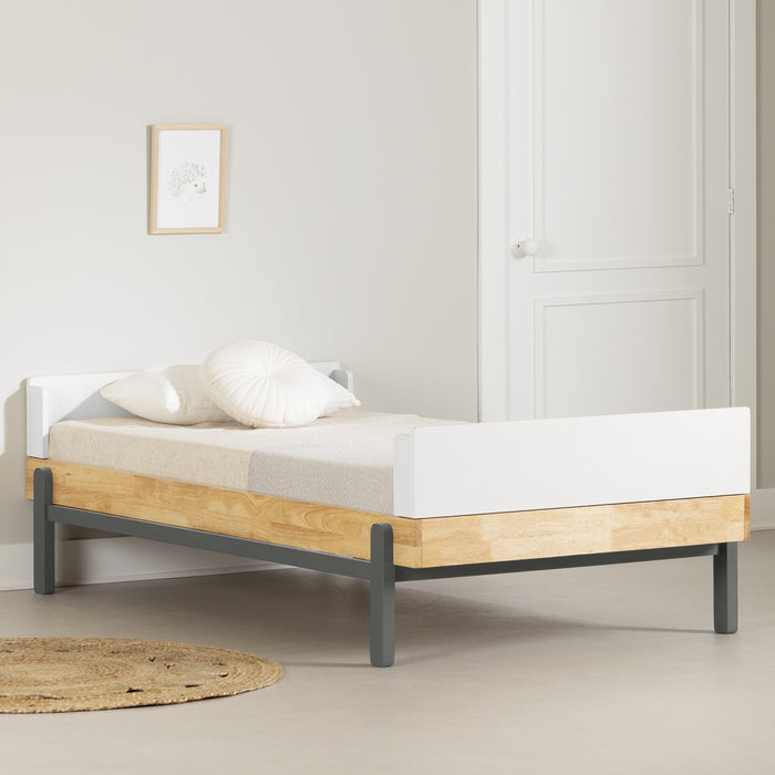 Bebble Twin Bed - Natural Grey