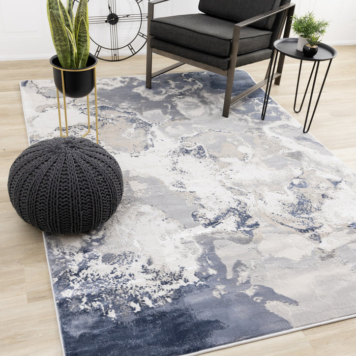 London Abstract Indoor Area Rug - 5'3\" x 7'7\"