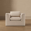 Haven Contemporary Modern Upholstered Accent Chair in Wheat | Fauteuil d’appoint contemporain et moderne Haven, rembourre, coloris ble