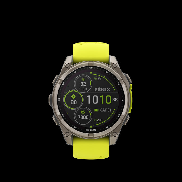 Garmin Fēnix 8 Solar Sapphire Smartwatch 47mm - Gps, Compass, Gyroscope And Barometric Altimeter 