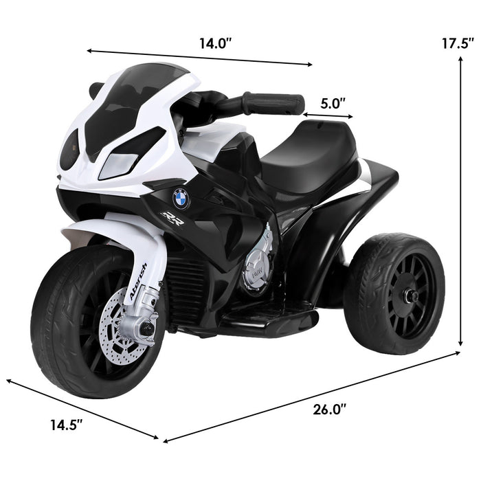 Kids Ride On Motorcycle Bmw Licensed 6v Electric 3 Wheels Bicycle W/ Music&light