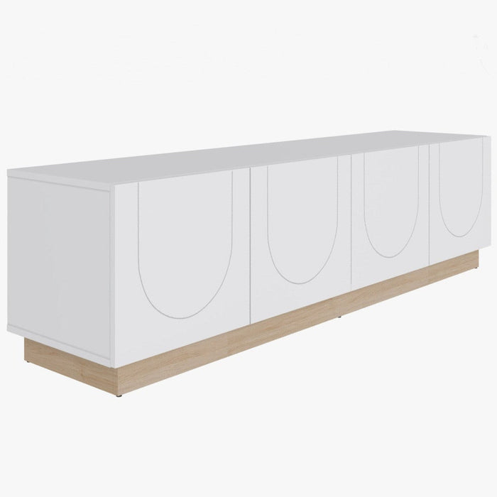 Nordika Nauraa 70.85\" TV Stand - White