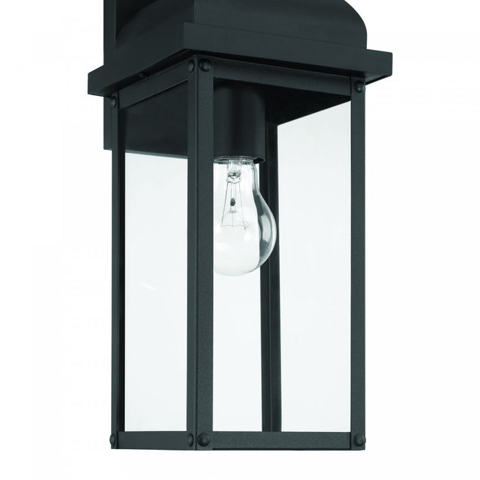 Madrid 1 Light Outdoor Wall Sconce 23.4\", Black