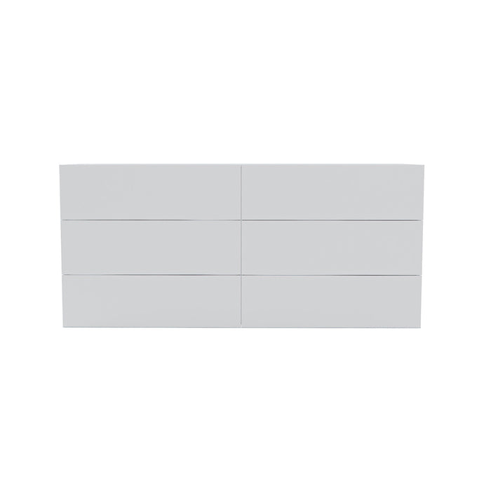 Nordika James 6-Drawer Dresser - White