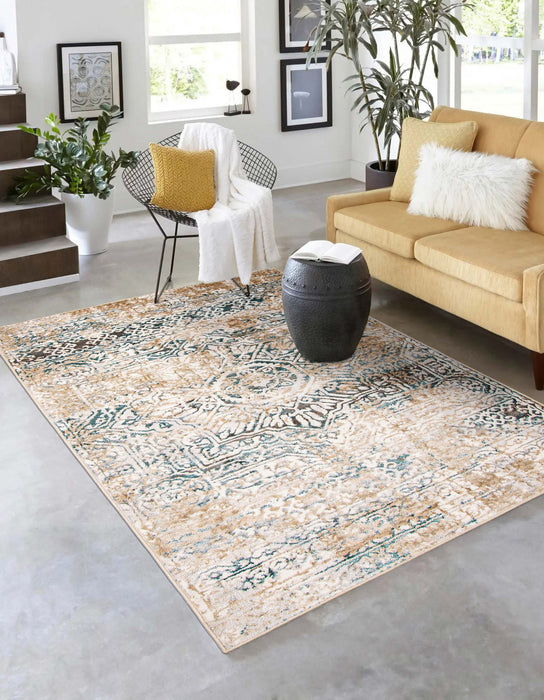Zoe Ivory Area Rug - 5'0\" x 8'0\"